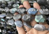 CNG7820 15.5 inches 13*18mm - 18*25mm faceted freeform labradorite beads