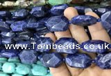 CNG7822 15.5 inches 13*18mm - 18*25mm faceted freeform sodalite beads