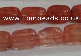 CNG783 15.5 inches 13*18mm nuggets cherry quartz beads wholesale