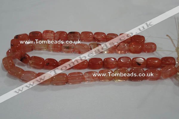CNG783 15.5 inches 13*18mm nuggets cherry quartz beads wholesale