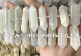 CNG7933 15.5 inches 10*22mm - 12*45mm faceted nuggets moonstone beads
