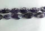 CNG7956 15.5 inches 15*25mm - 20*40mm nuggets smoky quartz beads