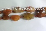 CNG7959 15.5 inches 15*25mm - 20*40mm nuggets agate beads