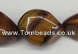 CNG80 15.5 inches 10*15mm - 25*35mm nuggets yellow tiger eye beads