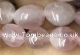 CNG8005 15.5 inches 6*8mm nuggets Madagascar rose quartz beads