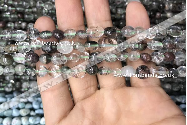 CNG8010 15.5 inches 6*8mm nuggets phantom quartz beads