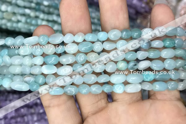 CNG8014 15.5 inches 6*8mm nuggets amazonite beads wholesale