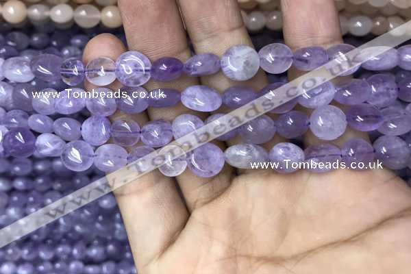 CNG8031 15.5 inches 8*10mm nuggets lavender amethyst beads