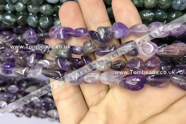 CNG8032 15.5 inches 8*10mm nuggets amethyst gemstone beads