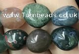 CNG8040 15.5 inches 8*10mm nuggets Indian agate beads wholesale