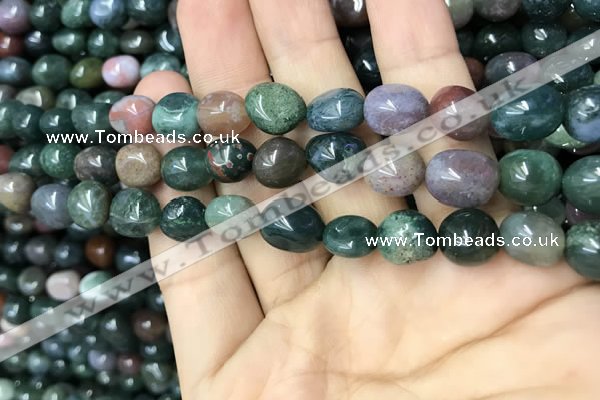 CNG8040 15.5 inches 8*10mm nuggets Indian agate beads wholesale