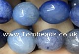 CNG8044 15.5 inches 8*10mm nuggets blue aventurine beads