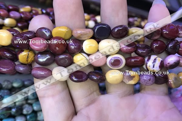 CNG8047 15.5 inches 8*10mm nuggets mookaite jasper beads