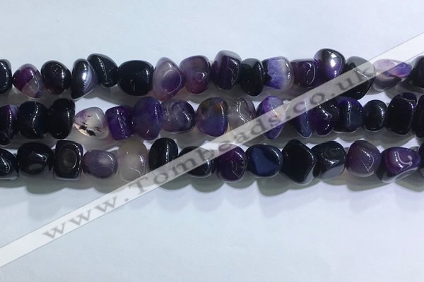 CNG8100 15.5 inches 6*8mm - 10*12mm agate gemstone chips beads