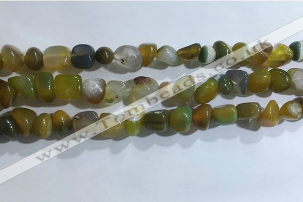 CNG8101 15.5 inches 6*8mm - 10*12mm agate gemstone chips beads