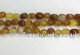 CNG8124 15.5 inches 8*12mm nuggets agate beads wholesale