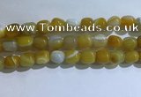 CNG8131 15.5 inches 8*12mm nuggets striped agate beads wholesale