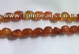 CNG8154 15.5 inches 10*14mm nuggets agate beads wholesale