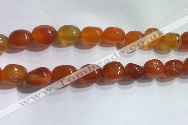 CNG8154 15.5 inches 10*14mm nuggets agate beads wholesale