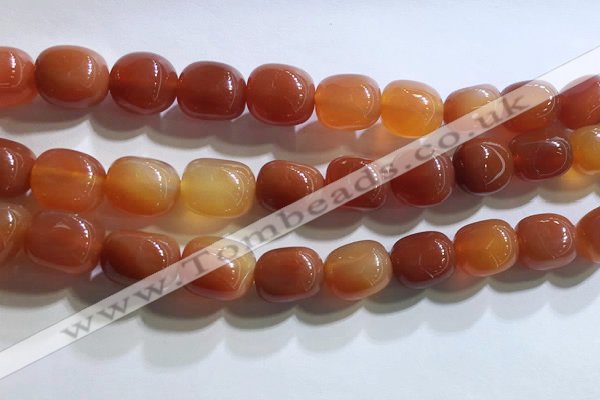 CNG8155 15.5 inches 10*14mm nuggets agate beads wholesale