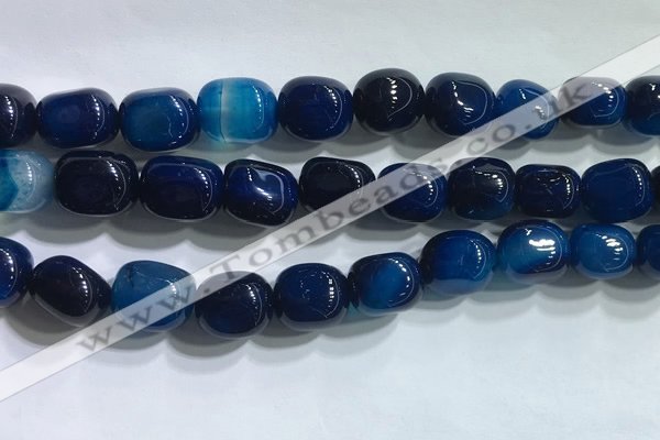 CNG8156 15.5 inches 10*14mm nuggets agate beads wholesale