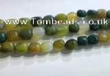 CNG8157 15.5 inches 10*14mm nuggets agate beads wholesale