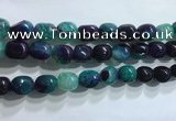 CNG8162 15.5 inches 10*14mm nuggets agate beads wholesale