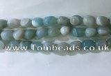 CNG8190 15.5 inches 10*14mm nuggets striped agate beads wholesale