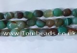 CNG8192 15.5 inches 10*14mm nuggets striped agate beads wholesale