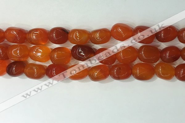 CNG8208 15.5 inches 12*16mm nuggets agate beads wholesale