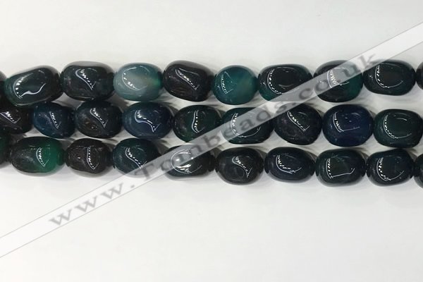 CNG8216 15.5 inches 12*16mm nuggets agate beads wholesale