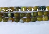 CNG8236 15.5 inches 12*16mm nuggets striped agate beads wholesale