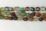 CNG8257 15.5 inches 13*18mm nuggets agate beads wholesale