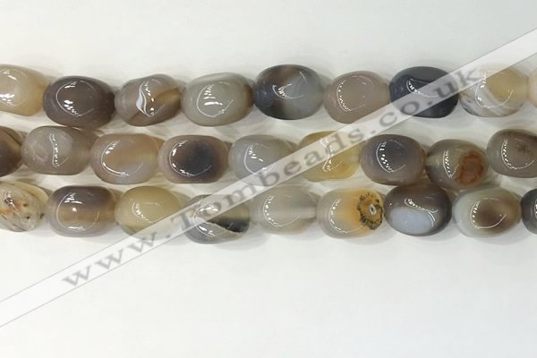 CNG8259 15.5 inches 13*18mm nuggets agate beads wholesale