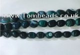 CNG8274 15.5 inches 13*18mm nuggets striped agate beads wholesale