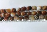 CNG8278 15.5 inches 13*18mm nuggets striped agate beads wholesale