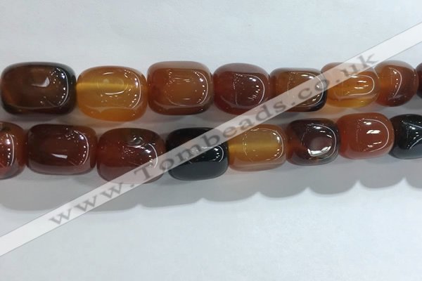 CNG8296 15.5 inches 15*20mm nuggets agate beads wholesale