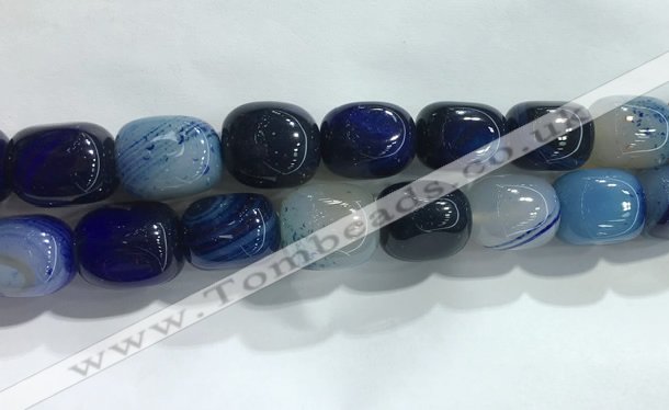 CNG8297 15.5 inches 15*20mm nuggets agate beads wholesale