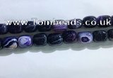 CNG8313 15.5 inches 15*20mm nuggets striped agate beads wholesale