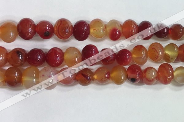 CNG8332 15.5 inches 10*12mm nuggets agate beads wholesale