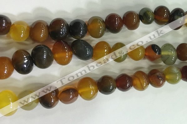 CNG8336 15.5 inches 10*12mm nuggets agate beads wholesale