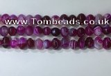 CNG8345 15.5 inches 10*12mm nuggets striped agate beads wholesale