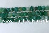 CNG8349 15.5 inches 10*12mm nuggets striped agate beads wholesale