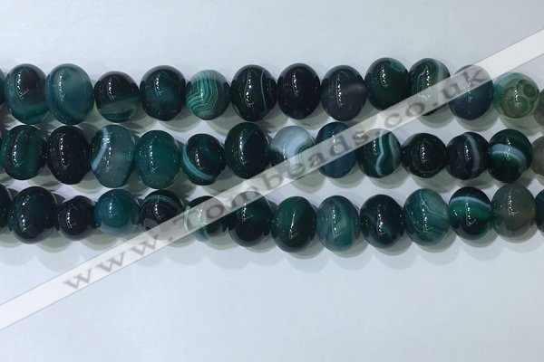 CNG8350 15.5 inches 10*12mm nuggets striped agate beads wholesale