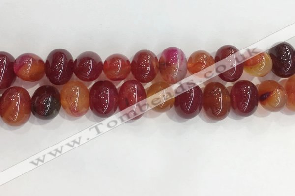 CNG8364 15.5 inches 12*16mm nuggets agate beads wholesale