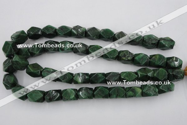 CNG838 15.5 inches 13*18mm faceted nuggets African jade beads