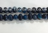 CNG8384 15.5 inches 12*16mm nuggets striped agate beads wholesale