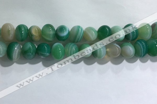 CNG8385 15.5 inches 12*16mm nuggets striped agate beads wholesale