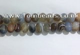 CNG8387 15.5 inches 12*16mm nuggets striped agate beads wholesale