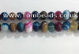 CNG8391 15.5 inches 12*16mm nuggets striped agate beads wholesale